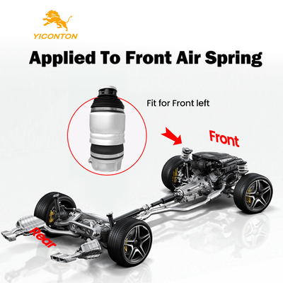 Orientazione posteriore a sinistra Sospensione gommata acciaio molla per Audi Q7 Porsche Cayenne VW Air Suspension