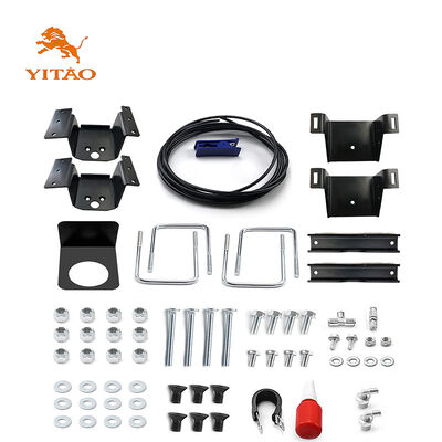 Set di supporti di montaggio adatti 2011-2017 Chevy Silverado 2500HD/3500HD Ruote a 8 raggi Senza barra anti-roll posteriore TOW-GM11