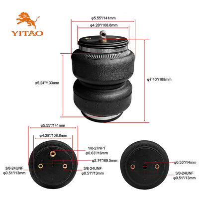 Kit sospensioni pneumatiche per molle ad aria adatto per Ram 1500 Classic 2019-2023 89365